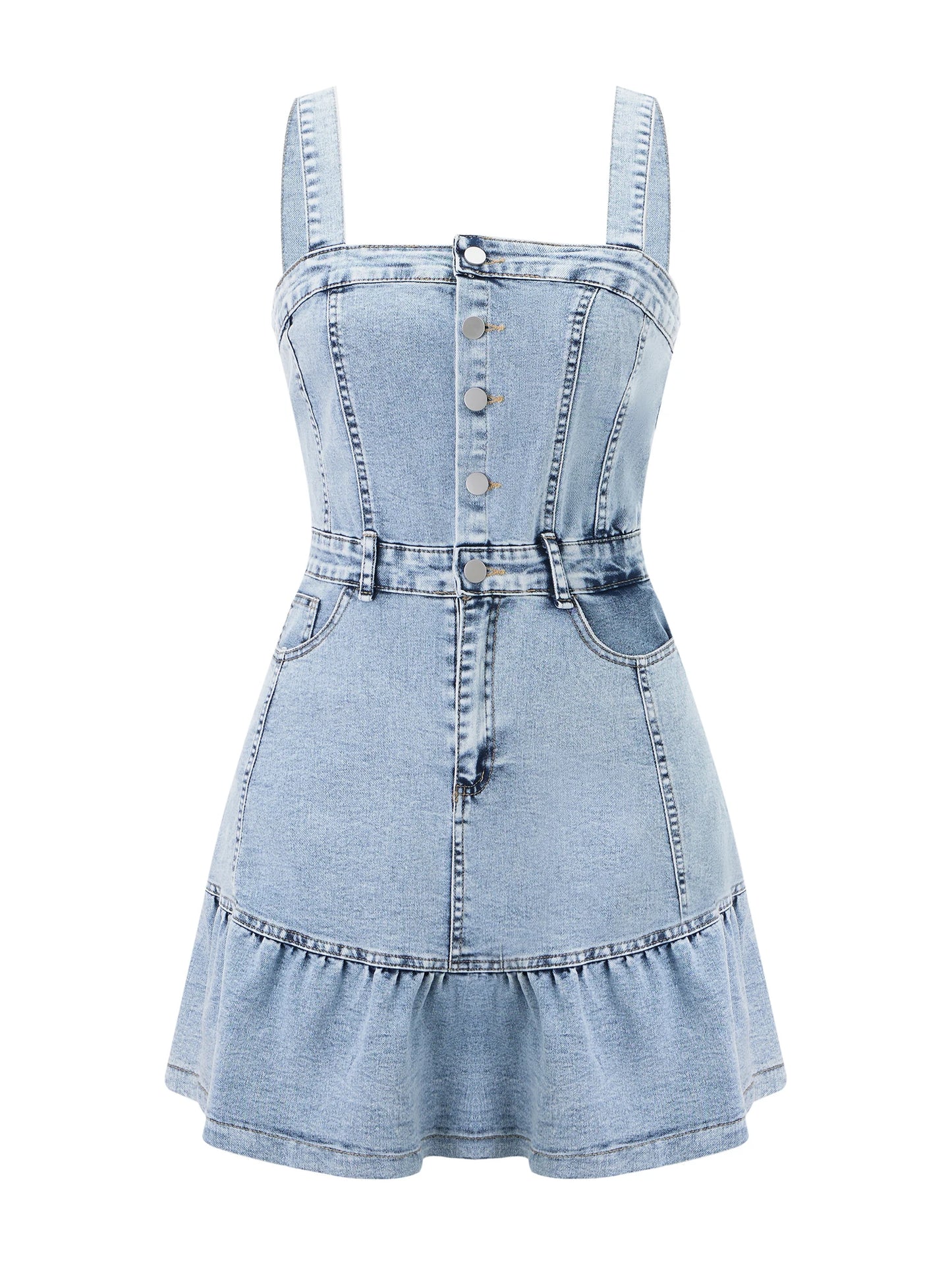 Women s Sleeveless Denim Jumpsuit