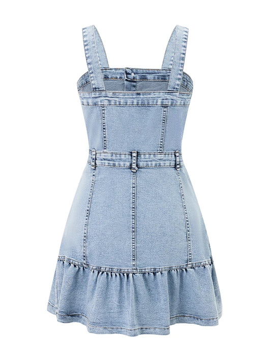 Women s Sleeveless Denim Jumpsuit