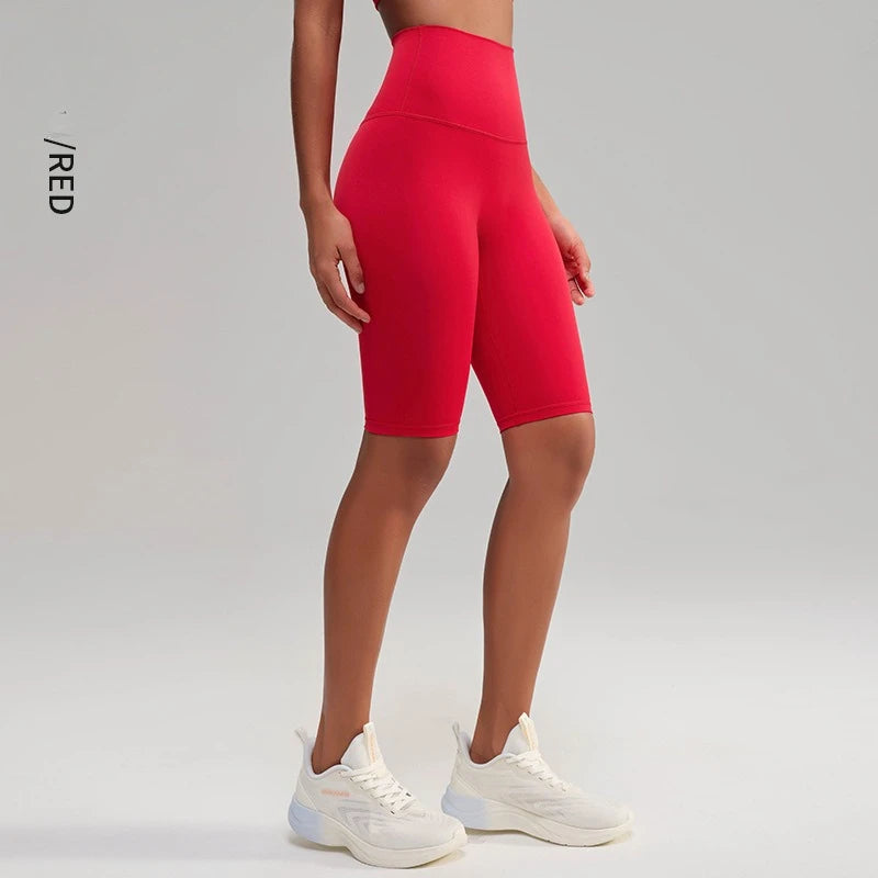 High Waist 5 Point Yoga Shorts