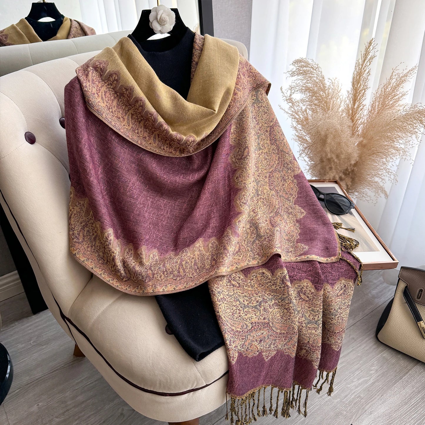 Thick Pashmina Soft Shawl Wrap
