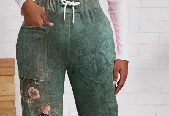 Plus Size Women's Pull-Out Pants
