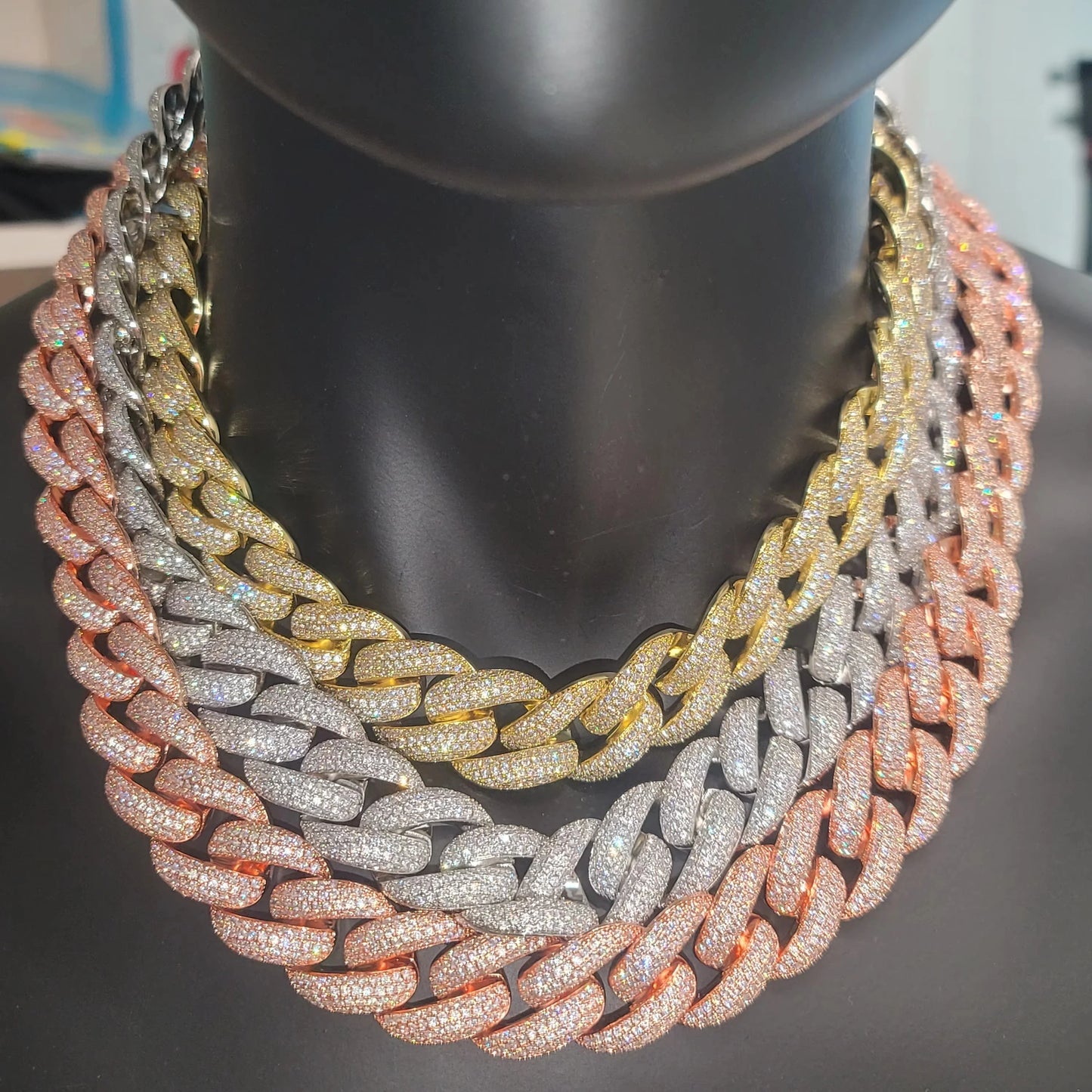 Miami Cuban Chain Iced Necklace