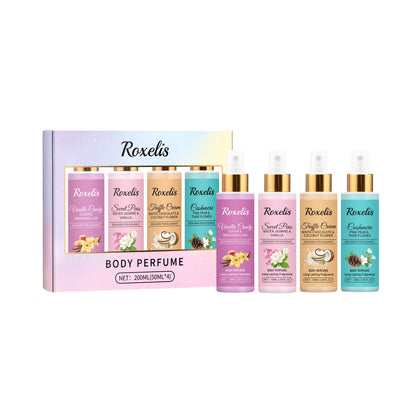 Roxelis 1set Body Fragrance Perfume Spray Set