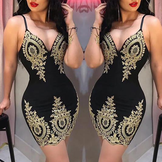 Sexy Party halter dress Sleeveless