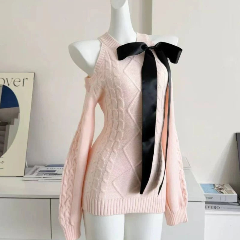 Preppy Style Sweet Knitted Sweater