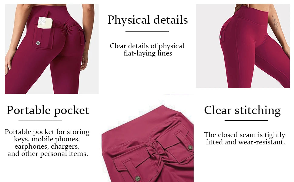Yoga Flare Trousers, High-Waisted