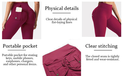 Yoga Flare Trousers, High-Waisted