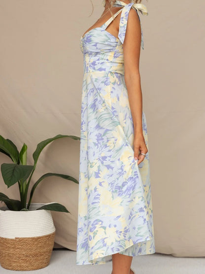Sling Dress Sleeveless Low-cut