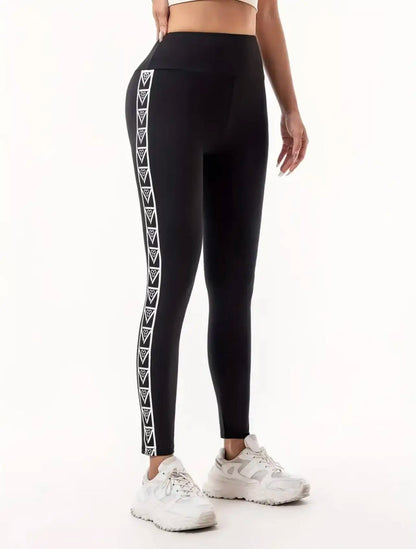 Printed Leggings, High-Waisted, Butt-Lifting