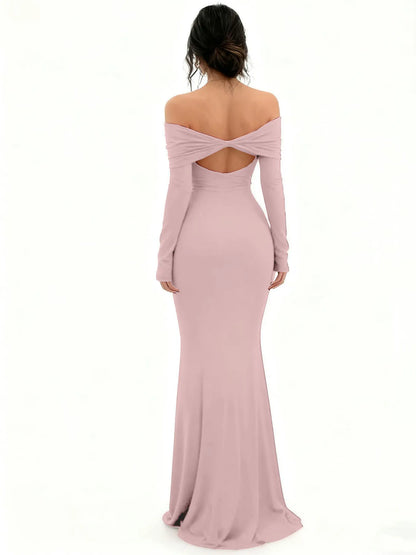 Women's Off-Shoulder Bodycon Dress -