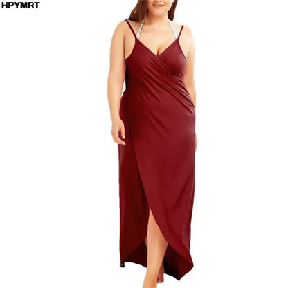 Ladies Halter Dress Solid Color Cross Sleeveless