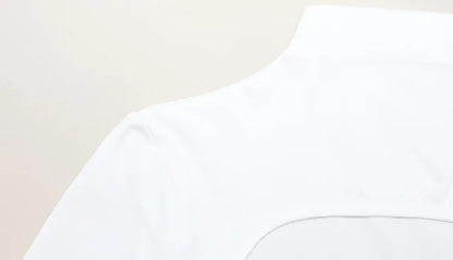 Turtleneck Long Sleeves Hollow Out Sheath