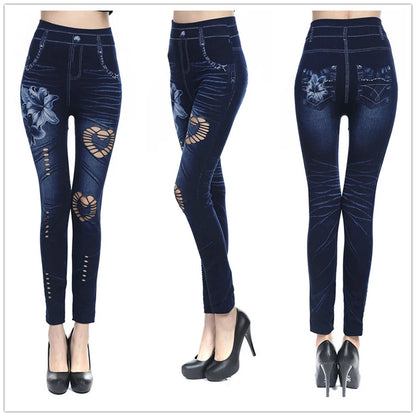 Sexy Casual Hollow Out Leggings Pants
