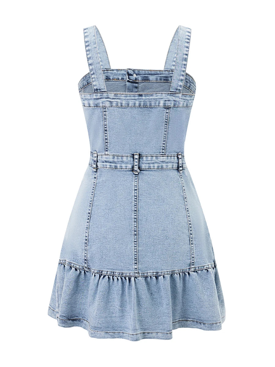 Women s Sleeveless Denim Jumpsuit