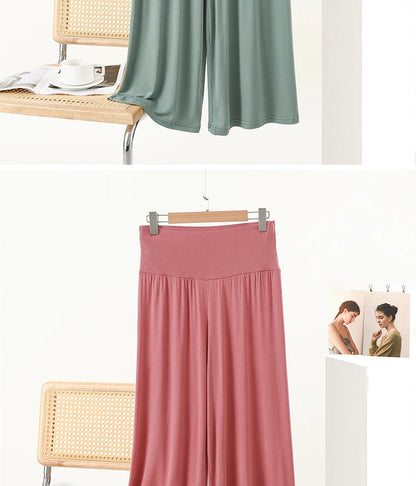 High-Waist Loose Wide-Leg Pants