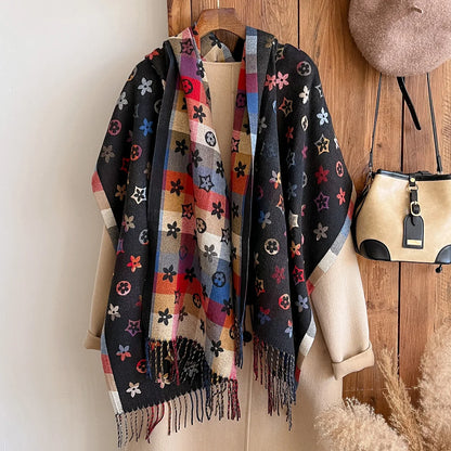 Cashmere Scarf Shawls Warm Blanket Wraps