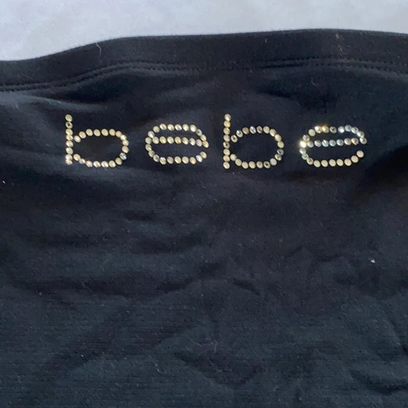 Diamonds Bebe Women Tube Crop Top