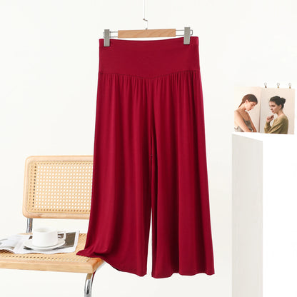 High-Waist Loose Wide-Leg Pants