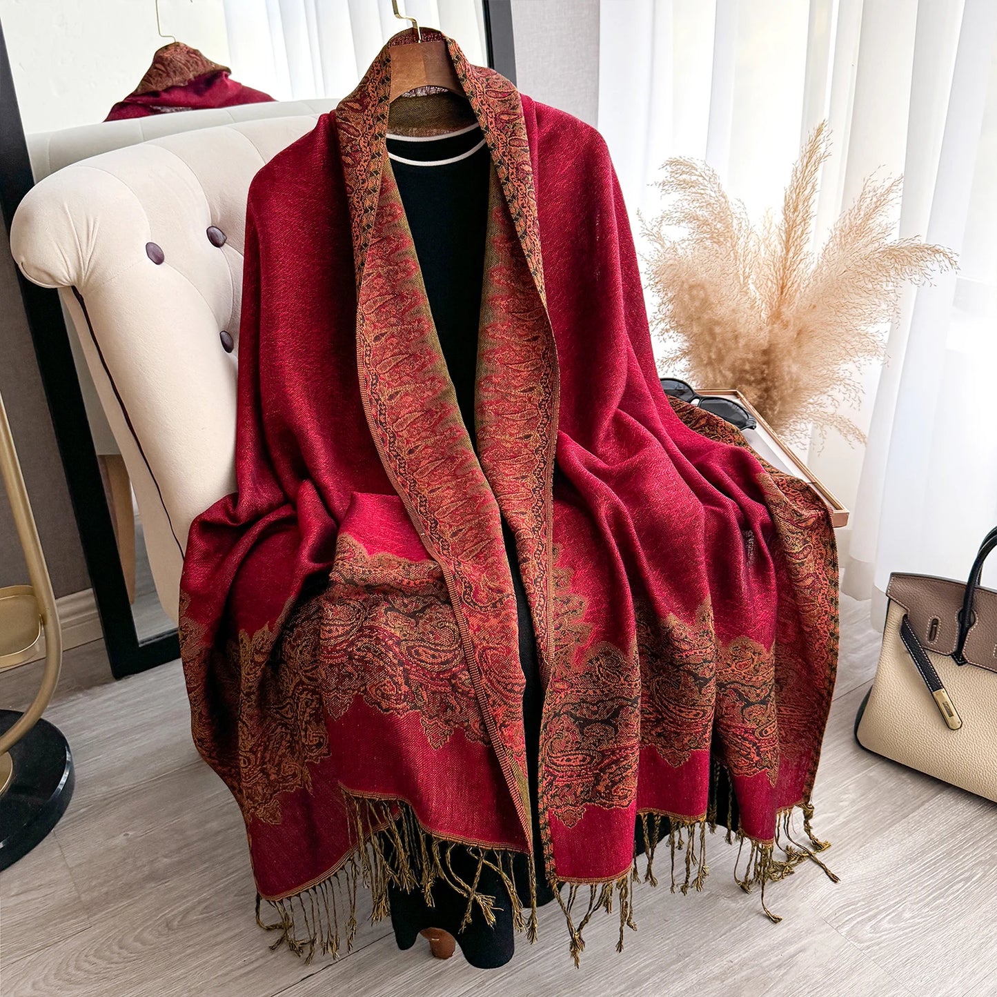 Thick Pashmina Soft Shawl Wrap