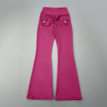 micro horn yoga pants for hip lifting
