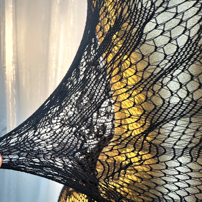 Sexy Cover Up Hollow Out Fishnet Dress