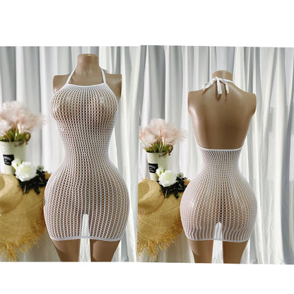 1PC Sexy Women Fishnet Cover Up Without Bikini