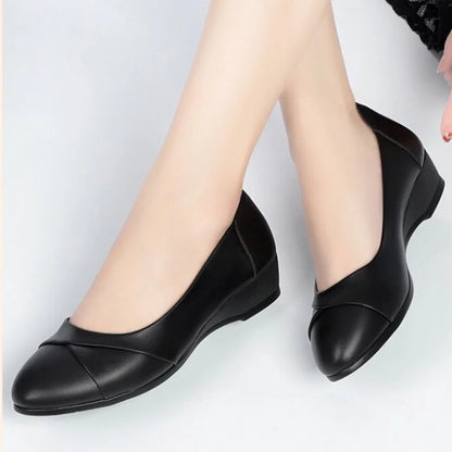 Cresfimix women cute high quality yellow pu leather pointed toe flat shoes lady casual office shoes white comfy shoes b3289