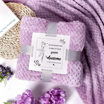 Luxury Spa Gift Basket with Cozy Blanket
