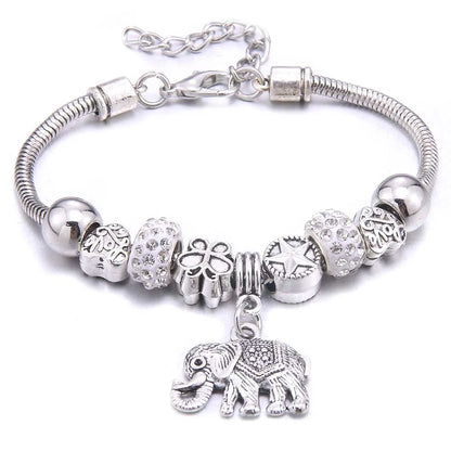 White Butterfly Charm Bracelet & Bangles