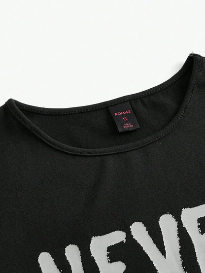 NEVER MIND Crop Top Tee