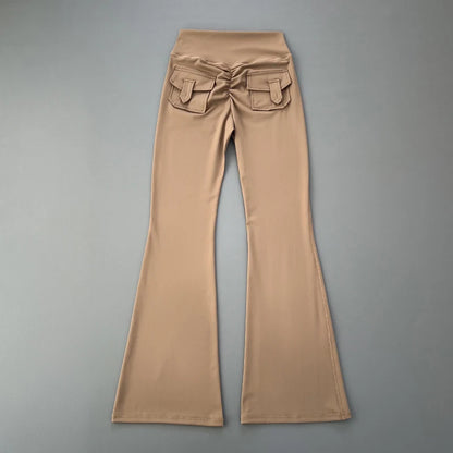 micro horn yoga pants for hip lifting