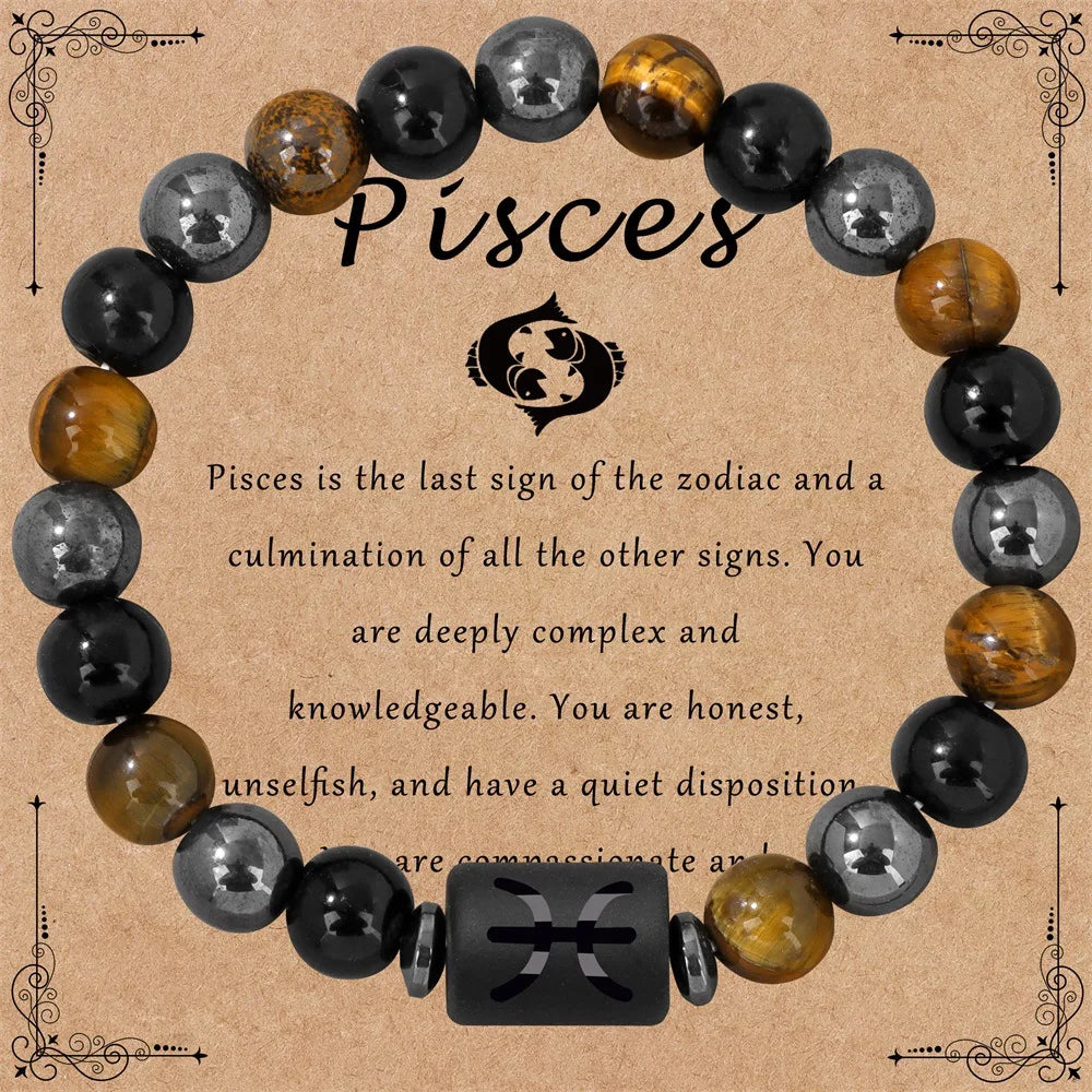 12 Zodiac Constellation Sign Bracelet