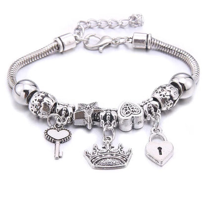 White Butterfly Charm Bracelet & Bangles
