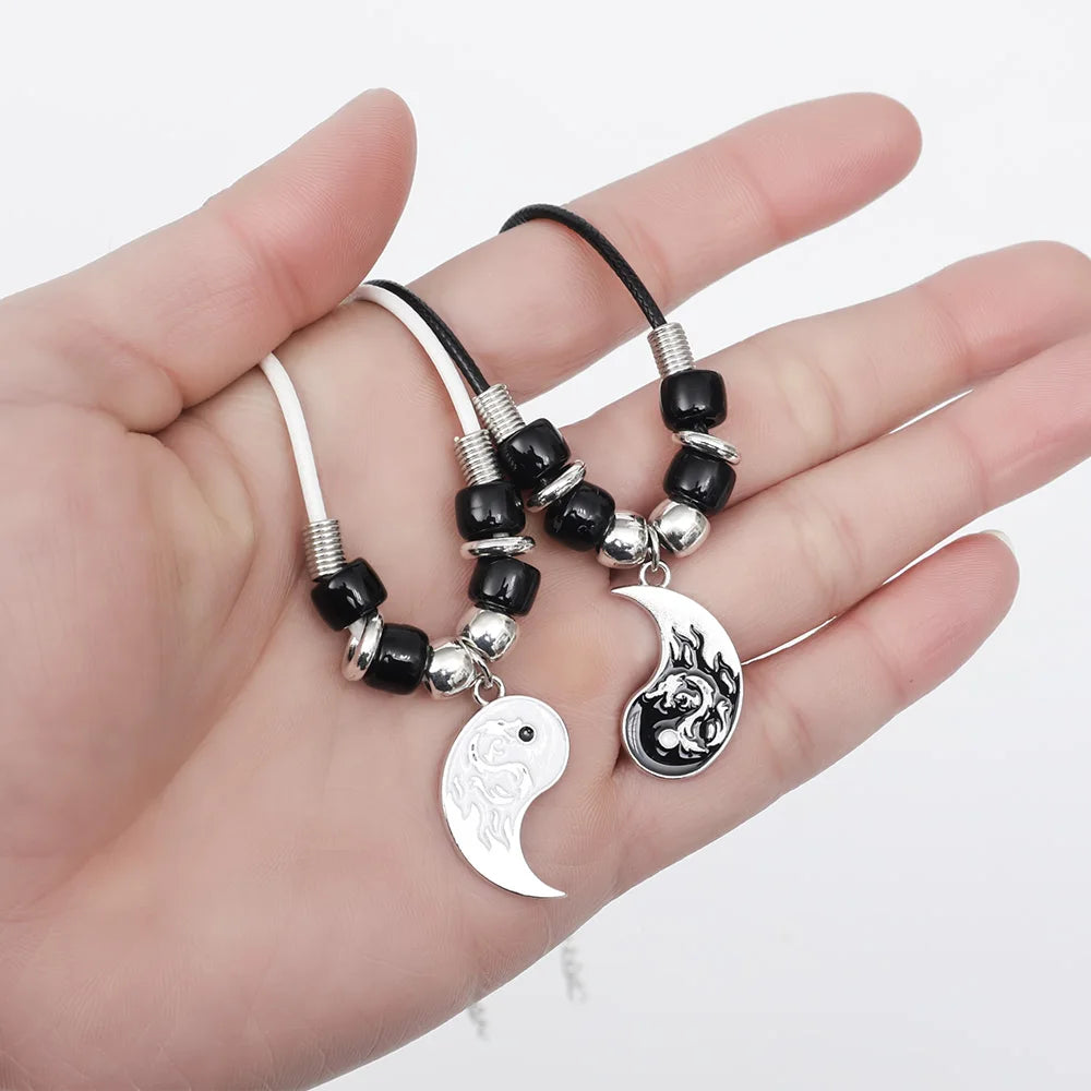 Tai Chi Yin Yang Bracelets Necklaces Pendant