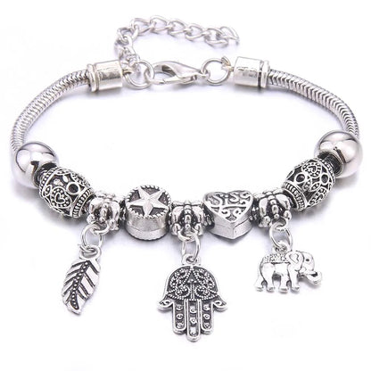 White Butterfly Charm Bracelet & Bangles
