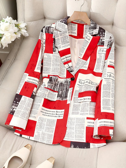 Fashionable and elegant retro suit jacket