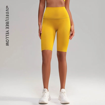 High Waist 5 Point Yoga Shorts