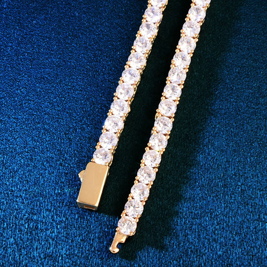 4mm Spring Clasp Tennis Chain