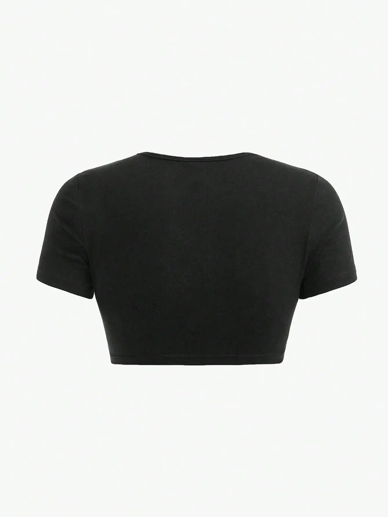 NEVER MIND Crop Top Tee