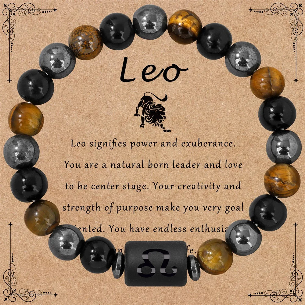 12 Zodiac Constellation Sign Bracelet