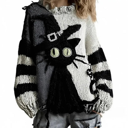 Loose Long Sleeve Sweater O-neck Pullover