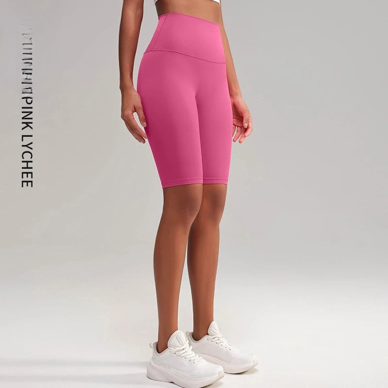 High Waist 5 Point Yoga Shorts