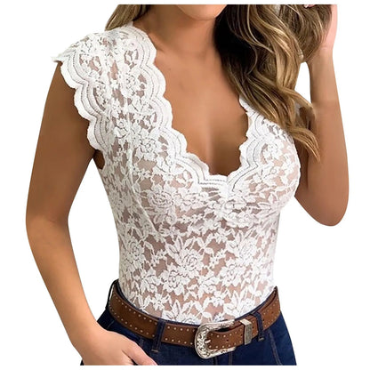 Lace Sexy Camisole V Neck Tank Top Underwear