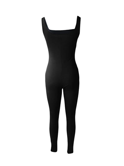 Women Sleeveless Bodycon Jumpsuit