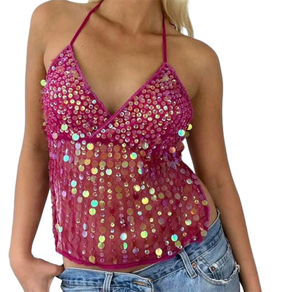 Women s V-Neck Sleeveless Blouse