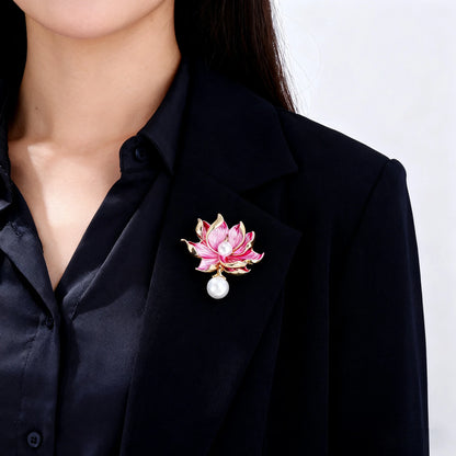 Lotus Flower Brooch (One Piece)