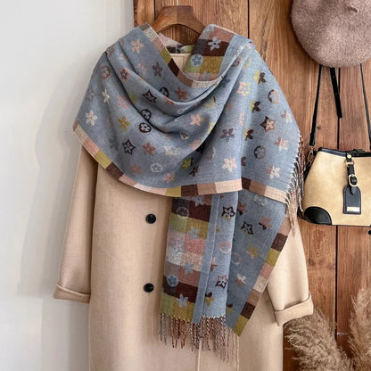 Cashmere Scarf Shawls Warm Blanket Wraps