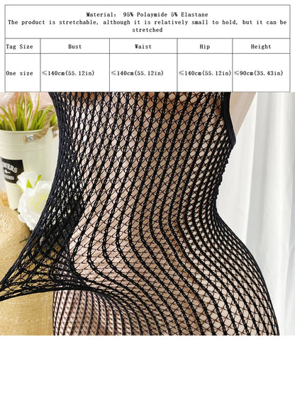 1PC Sexy Women Fishnet Cover Up Without Bikini