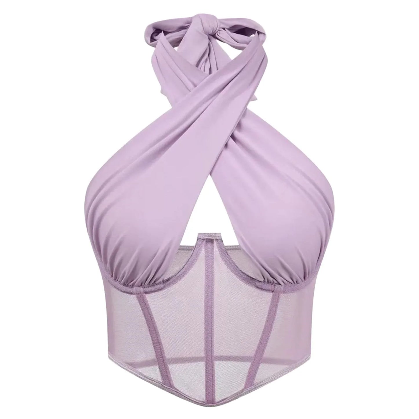 Women Sleeveless Fishbone Corset Vest