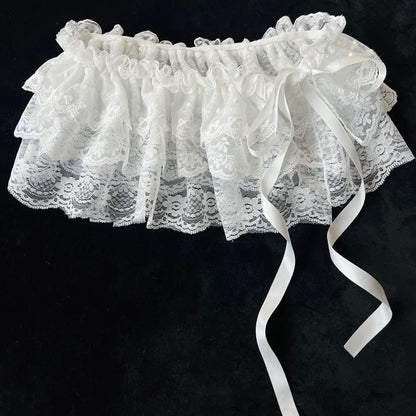 Lace Mini Layered Skirt